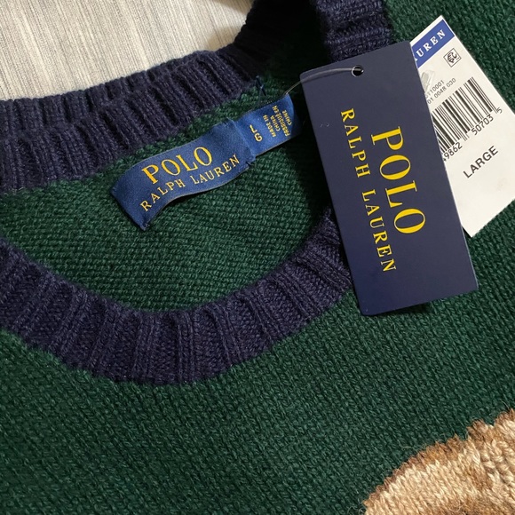 Ralph Lauren Polo Preppy Bear Sweater - Picture 15 of 16